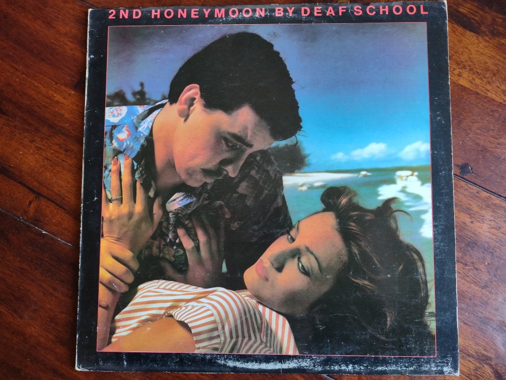LP - Deaf School - 2nd Honeymoon, Cd's en Dvd's, Vinyl | Rock, Zo goed als nieuw, Overige genres, 12 inch, Ophalen of Verzenden