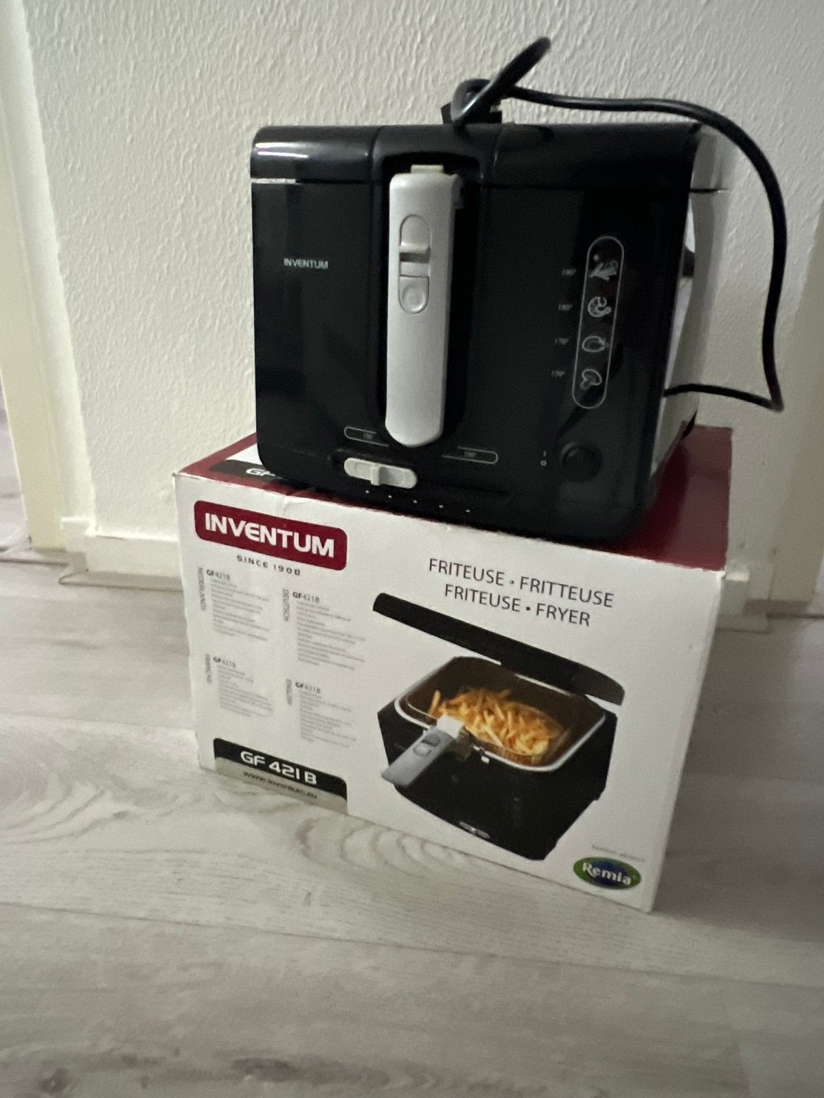 Elektrische frituurpan INVENTUM, 2 tot 3 liter, Verzenden, Zo goed als nieuw