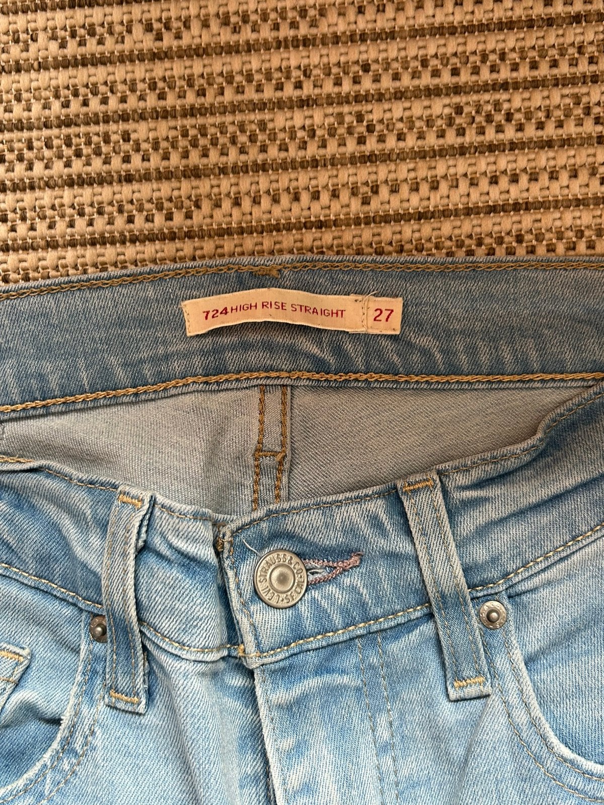 Levi’s 724 w27/32, Kleding | Dames, Ophalen of Verzenden, Zo goed als nieuw, Blauw, W27 (confectie 34) of kleiner
