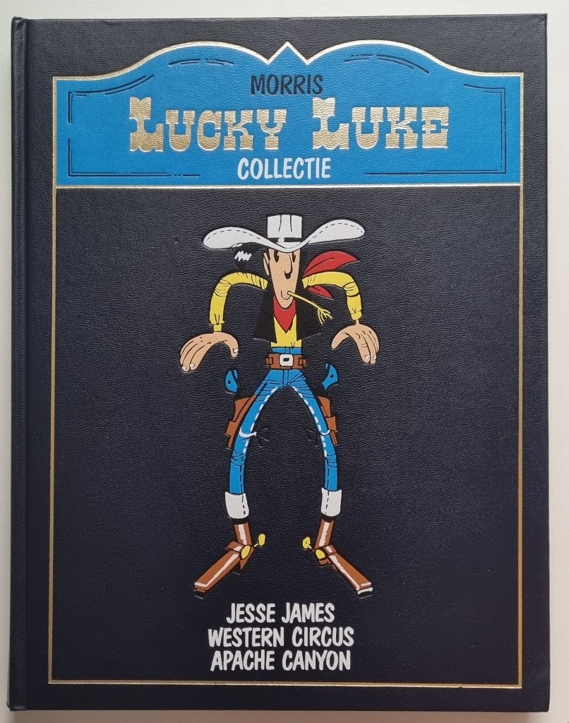 Verzamelalbum : Morris Lucky Luke Collectie (3 verhalen, Boeken, Stripboeken, Meerdere stripboeken, Verzenden, Zo goed als nieuw