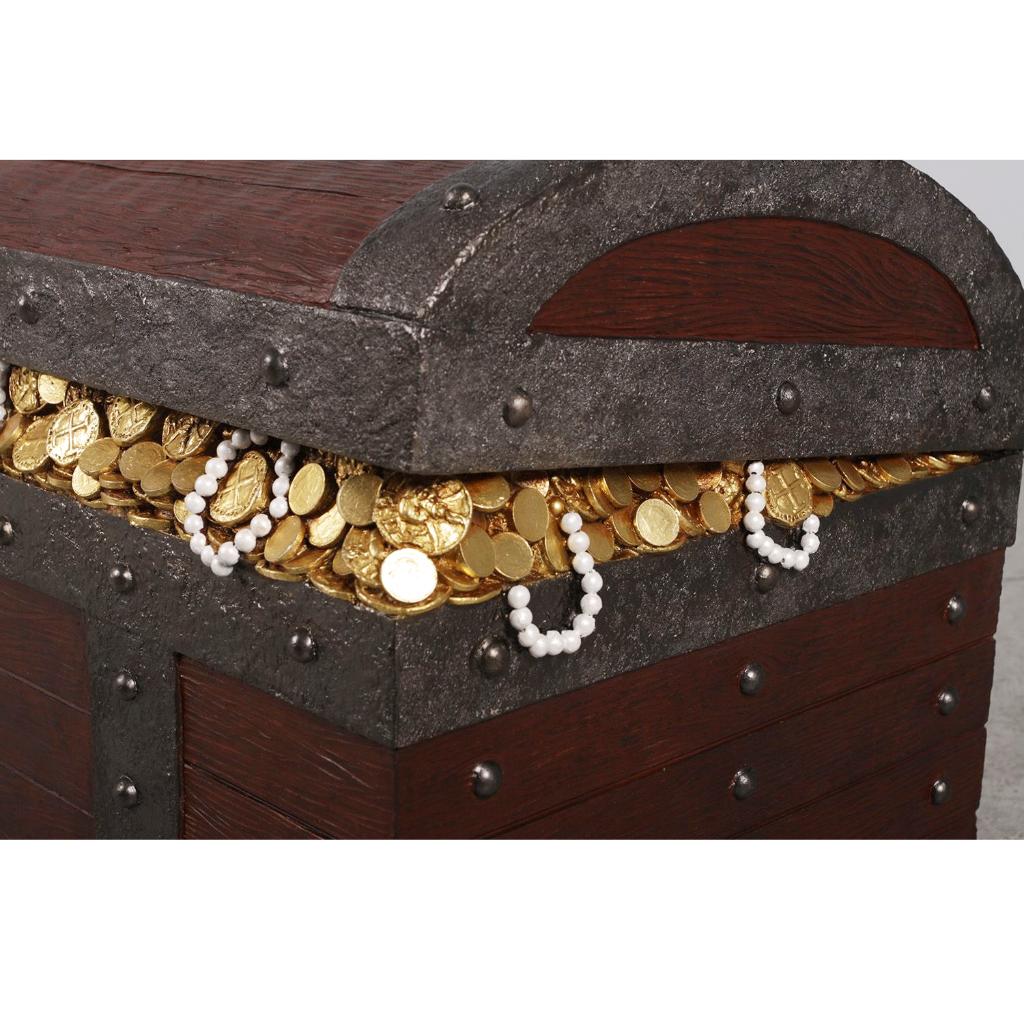 Pirate Treasure Coffer – Piraat Schatkist 97 x 71 x 75 cm, Ophalen, Minder dan 50 cm, 50 tot 100 cm, HorecaBeelden