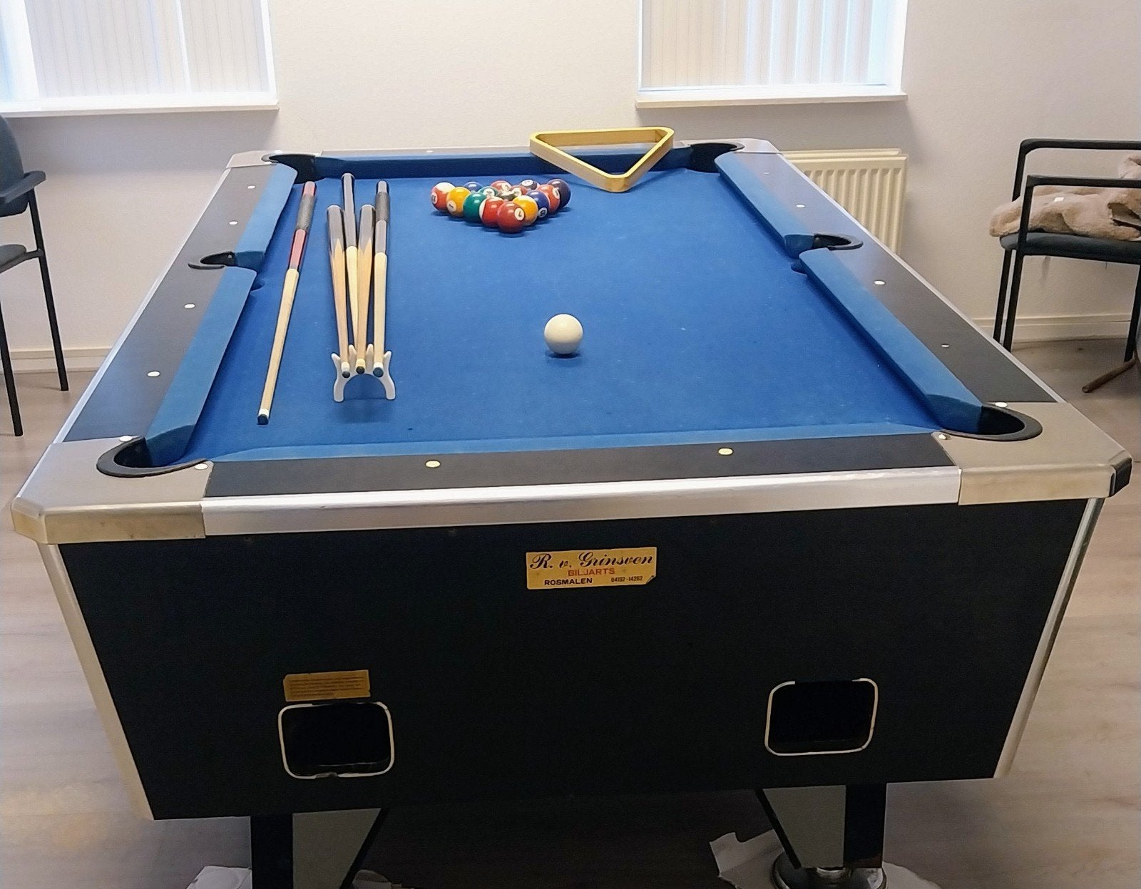 Gebruikte Pooltafel met Accessoires - Goede Staat, Ophalen, Zo goed als nieuw, Biljarttafel