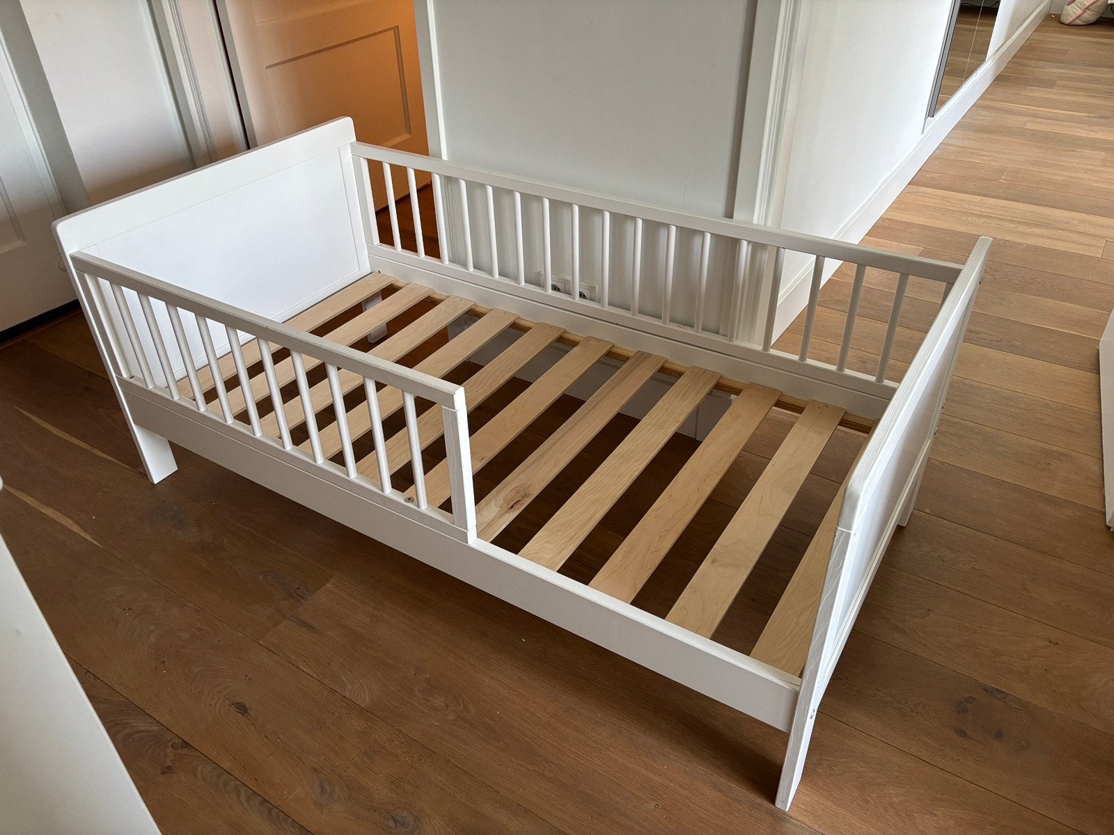 Petite Amelie peuterbed 140 x 70, Ophalen, 70 tot 85 cm, 140 tot 160 cm, Zo goed als nieuw