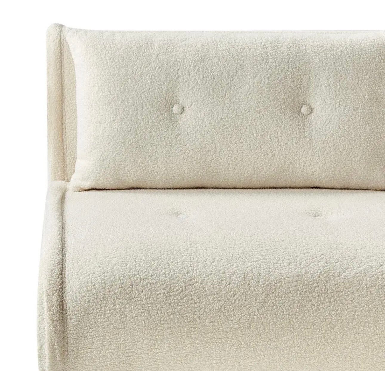 Leuke boucle fauteuill / slaap bank, Ophalen, Gebruikt, Rechthoekig