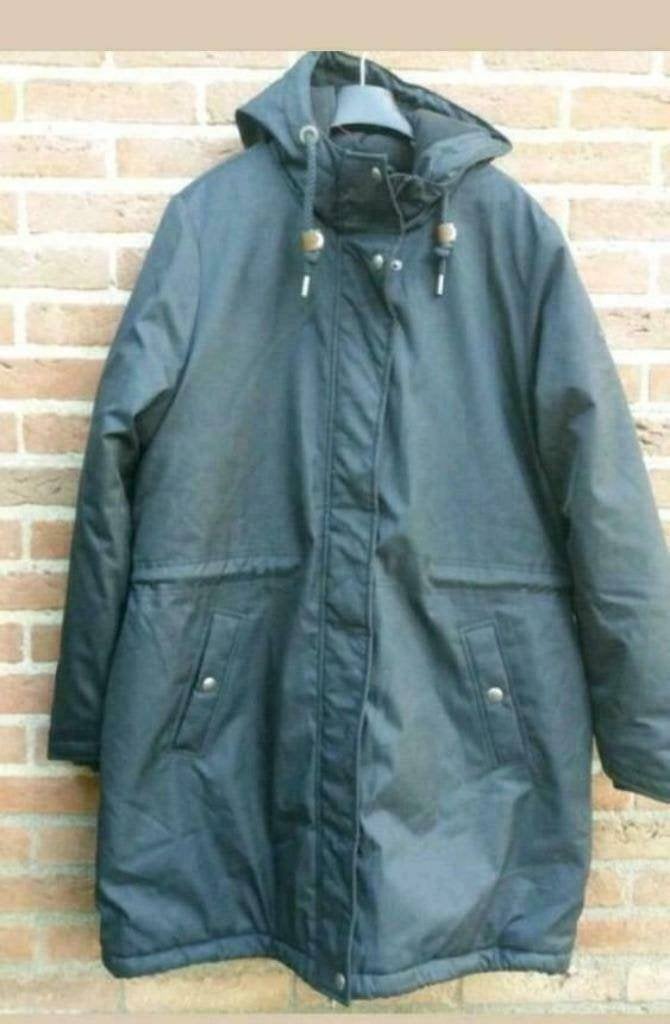 Nieuwe donkerblauwe parka jas - Dreimaster - Maat XXL, Dreimaster, Blauw, Maat 46/48 (XL) of groter, Nieuw