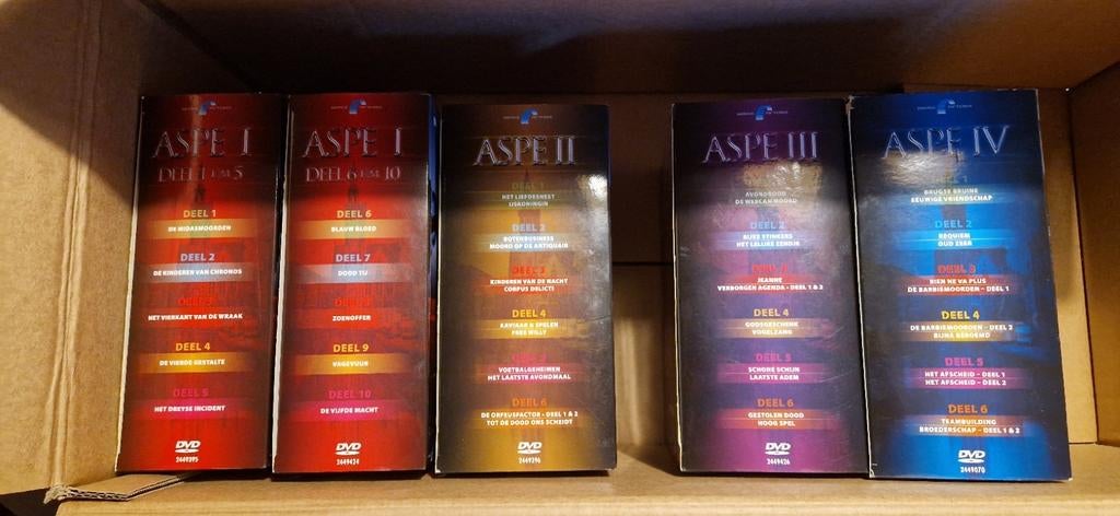 Aspe Politie Serie DVD Boxen - Seizoen 1, 2 en 3, Vanaf 12 jaar, Ophalen of Verzenden, Gebruikt, Detective en Krimi