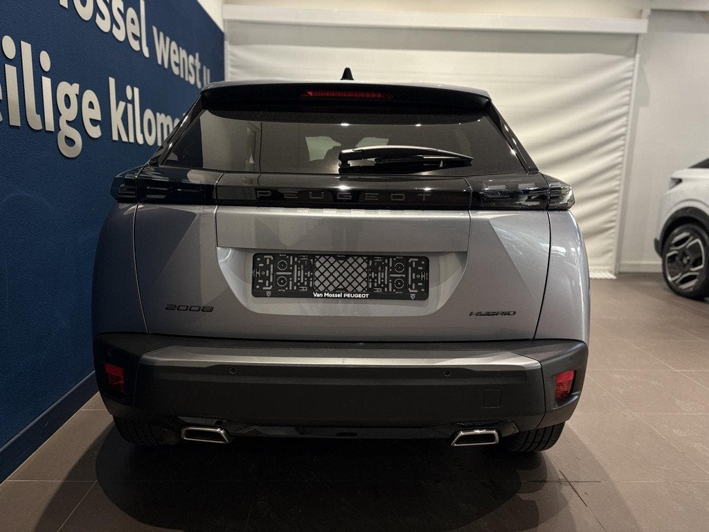 Peugeot 2008 1.2 Hybrid 145 Allure, Auto's, Peugeot, Gebruikt, Euro 6, 1199 cc, Leder en Stof