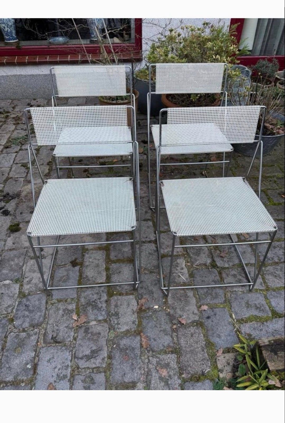 Set van 4 NUOVA X-LINE stoelen - Niels Jorgen Haugesen, Ophalen