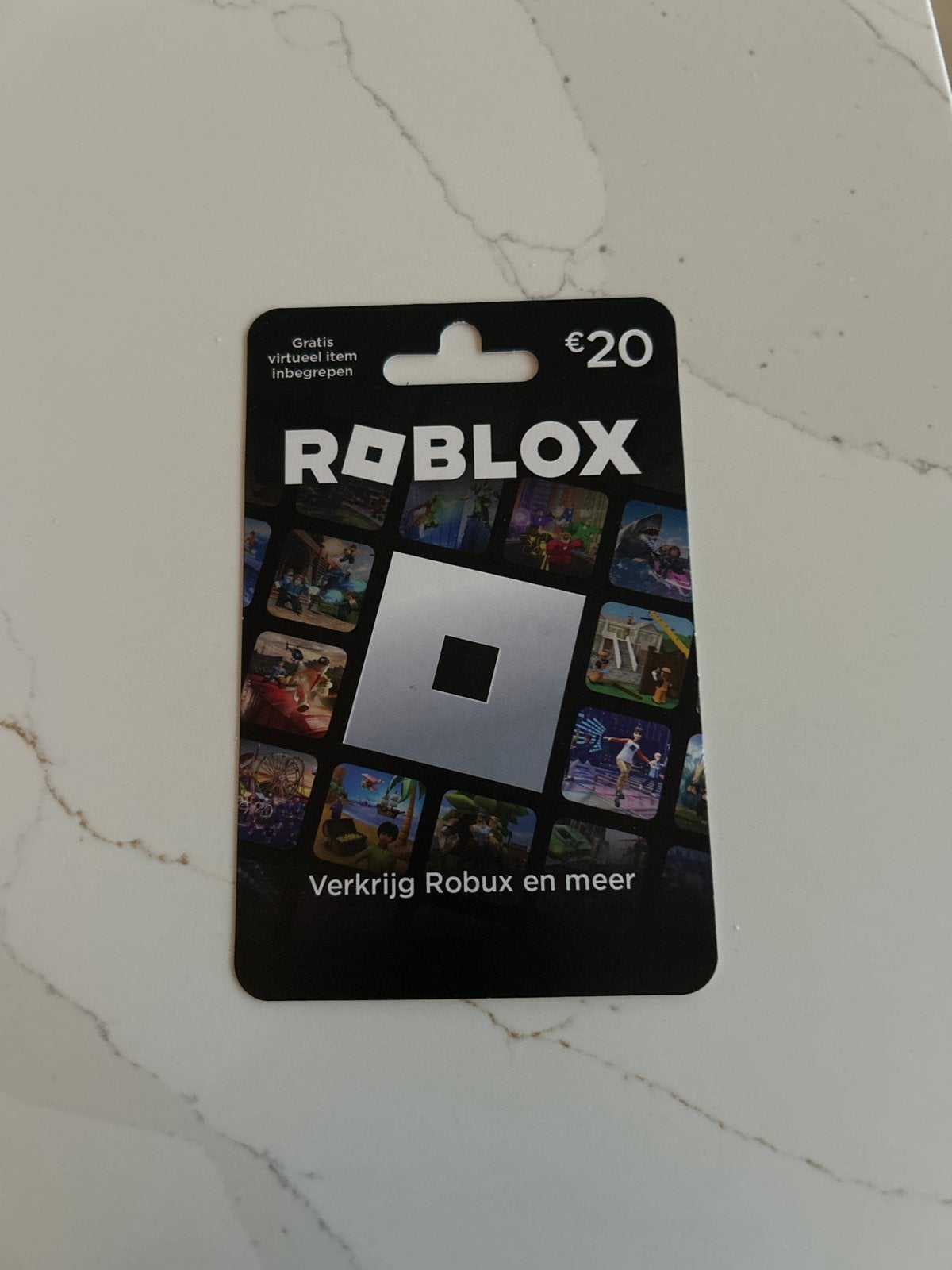 Roblox Cadeaukaart - €20 tegoed, Ophalen of Verzenden, Nieuw, Overige genres