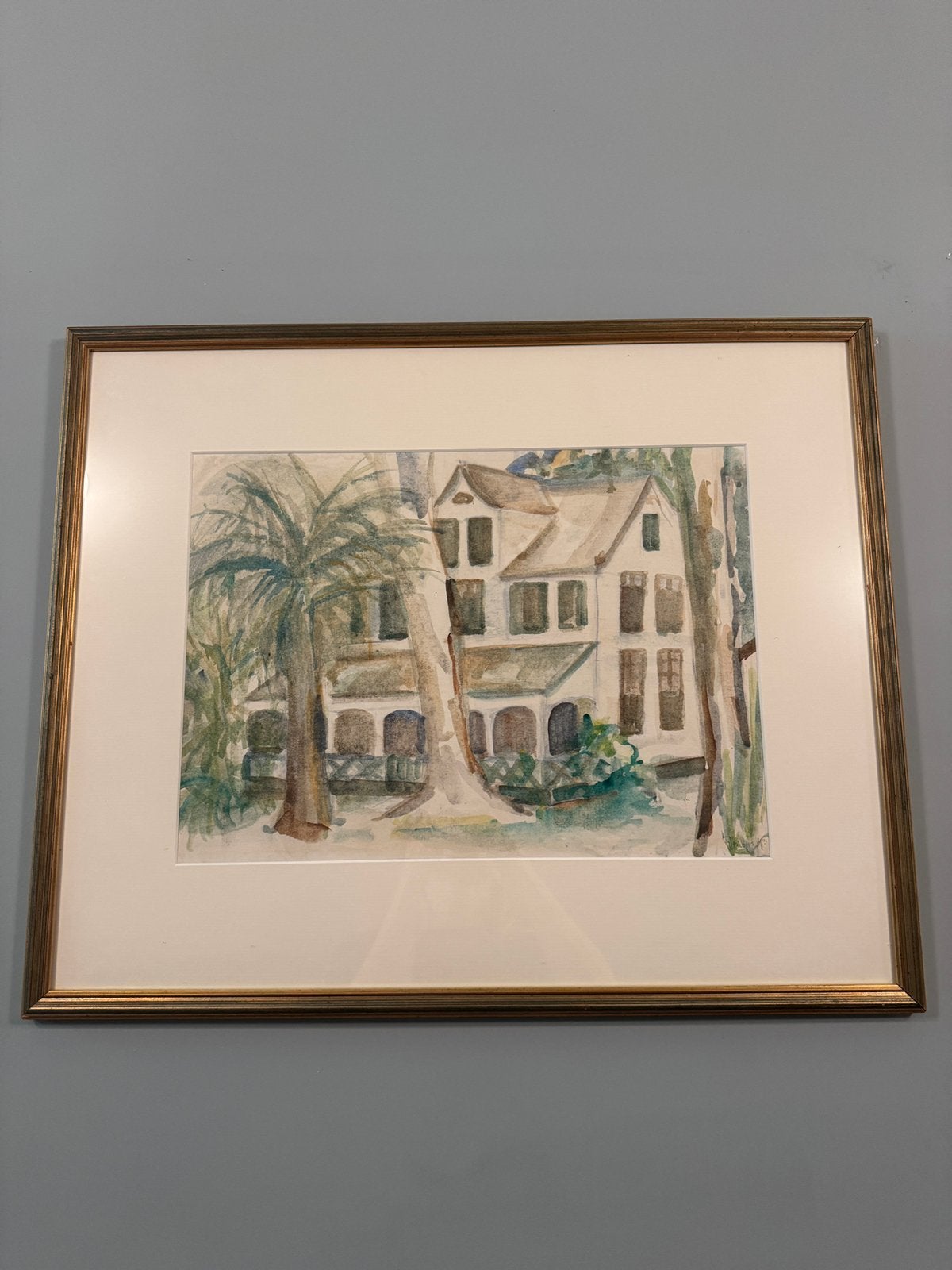 Aquarel uit 1993, Ophalen