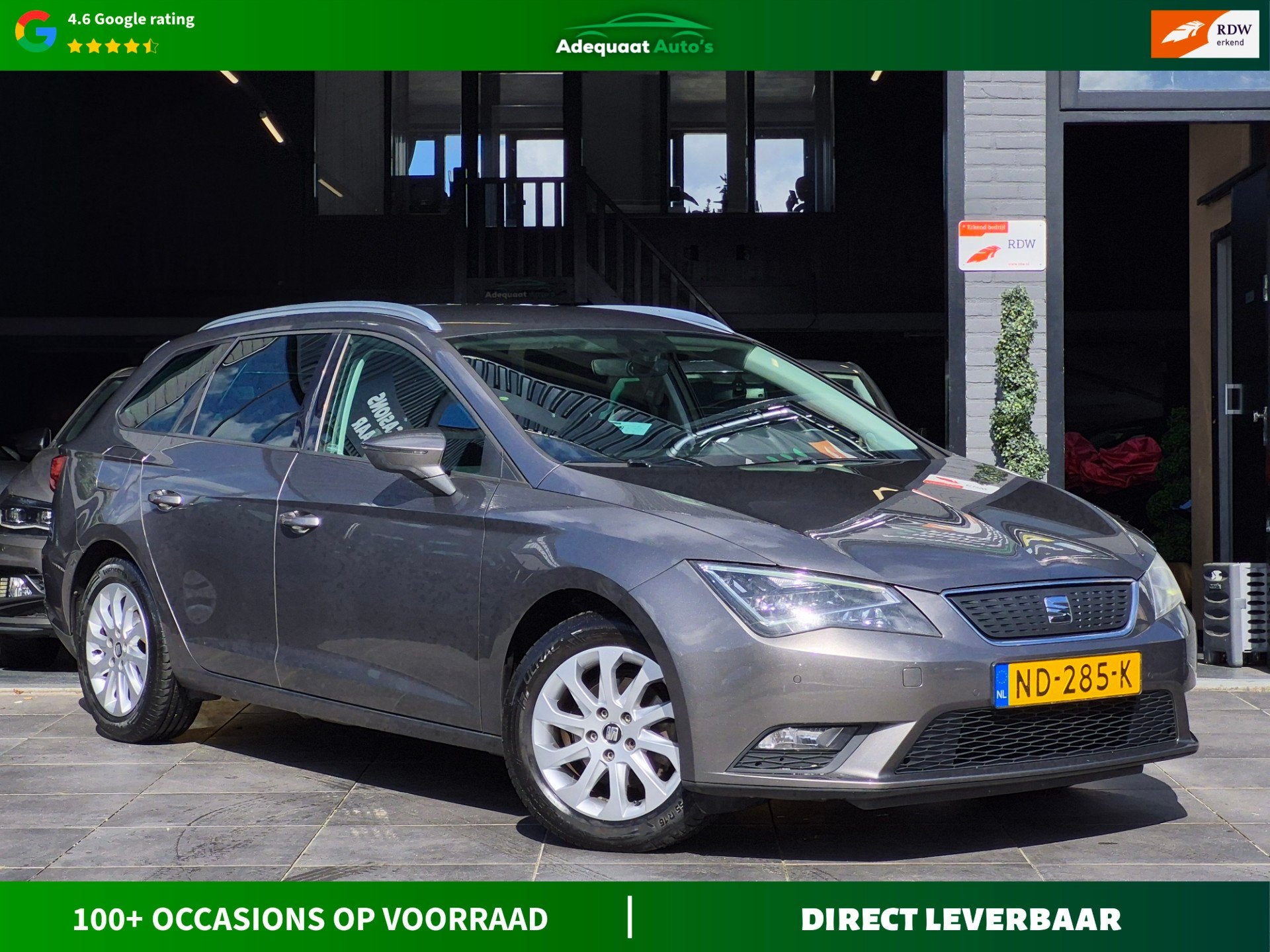 Seat Leon ST 1.0 EcoTSI Style Connect|2e eig|NAP|Cruise|PDC, Auto's, Voorwielaandrijving, Stof, Gebruikt, Met garantie (alle)