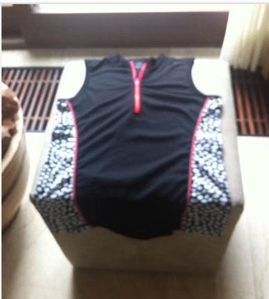 Dames sport shirt elastisch mt L/XL zwart INQ, Kleding | Dames, INQ, Zwart, Maat 46/48 (XL) of groter, Ophalen of Verzenden