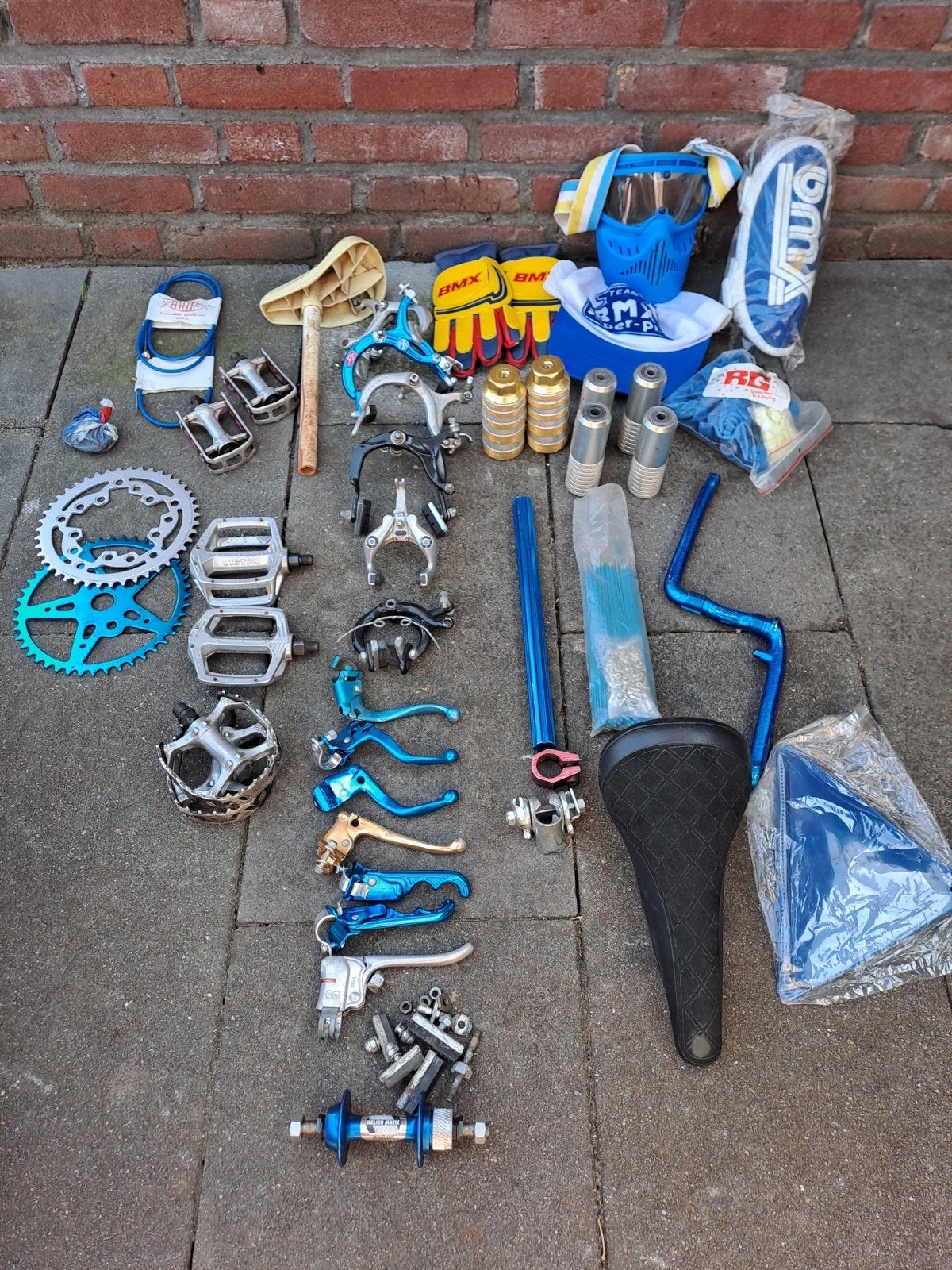 Partij oldschool bmx onderdelen, Ophalen of Verzenden, Gebruikt, BMX
