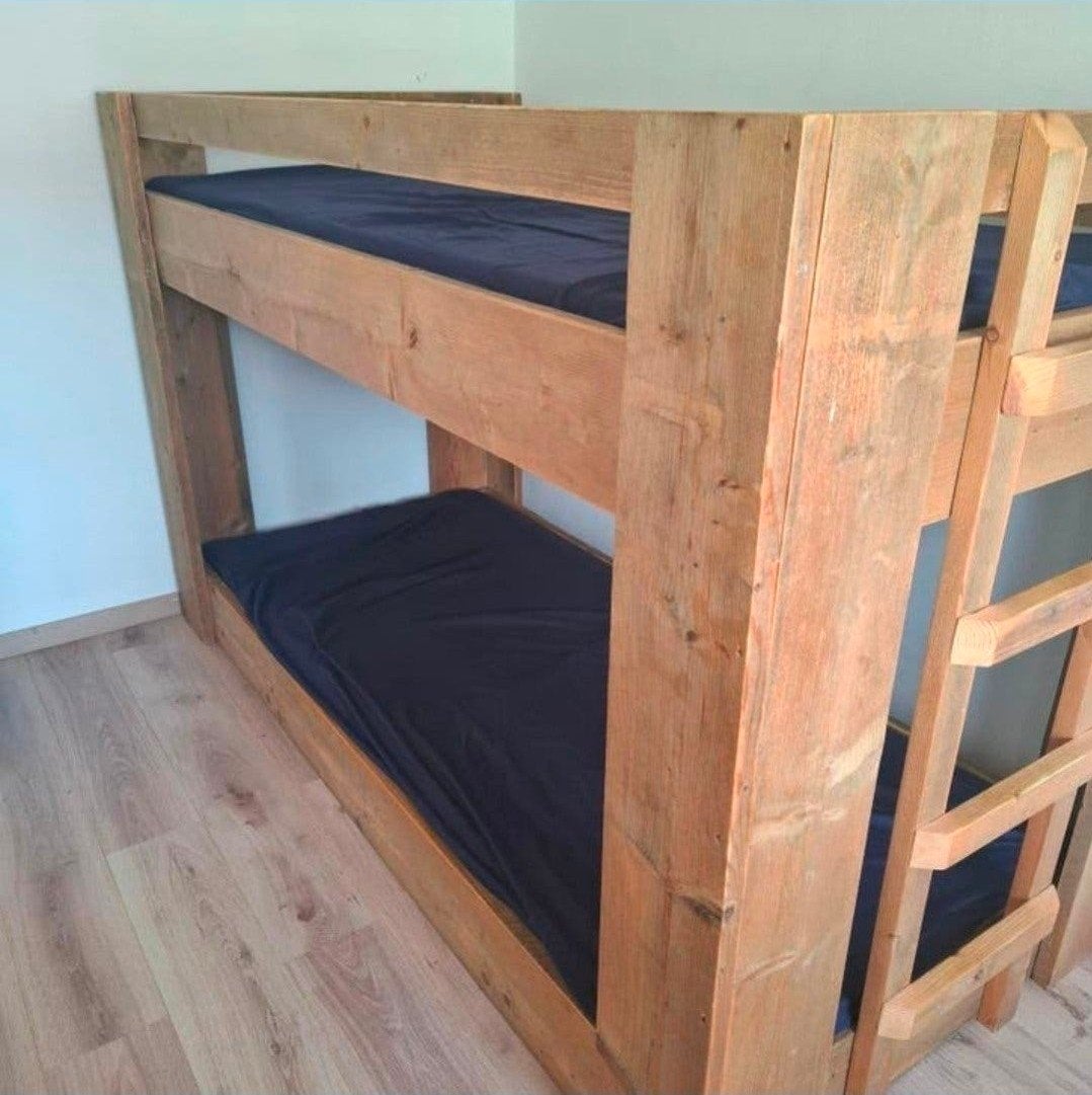 Saartje Prum Halfhoogslaper/Stapelbed - Gebruikt maar goed, Ophalen, Gebruikt, Eenpersoons, Minder dan 160 cm