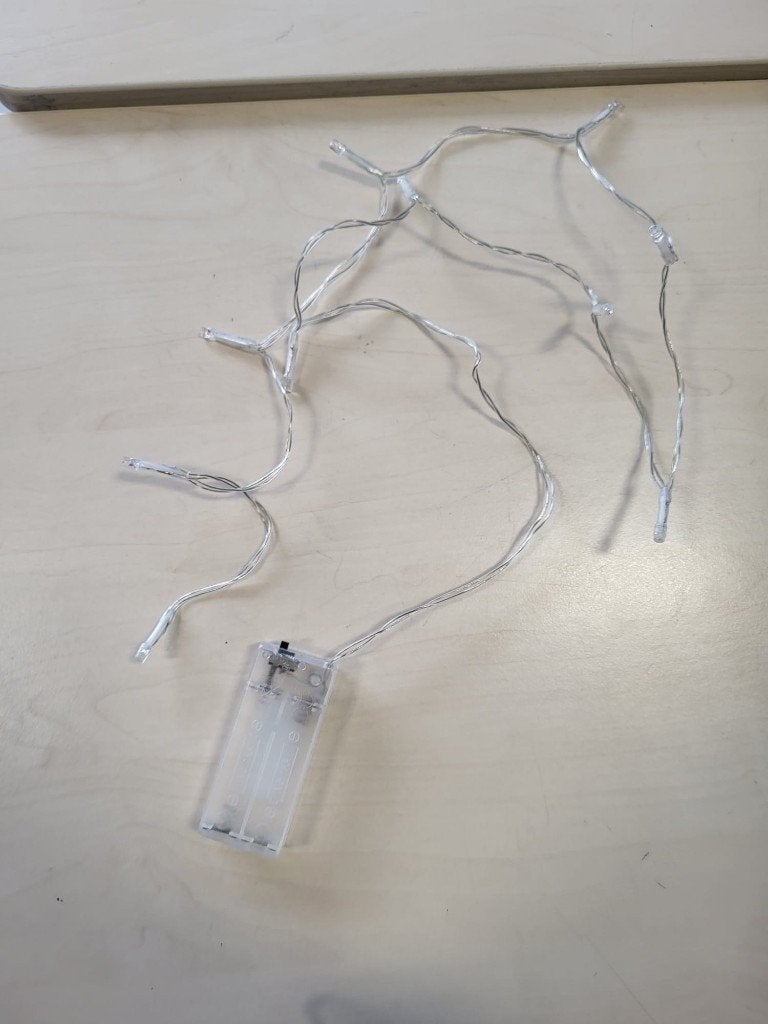 Kerstverlichting snoer 1m, Diversen, Kerst, Ophalen, Gebruikt