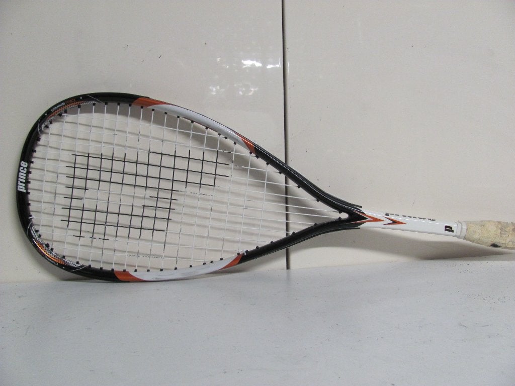Squashracket van Prince de TF viper, Ophalen of Verzenden, Zo goed als nieuw, Racket, Met hoes