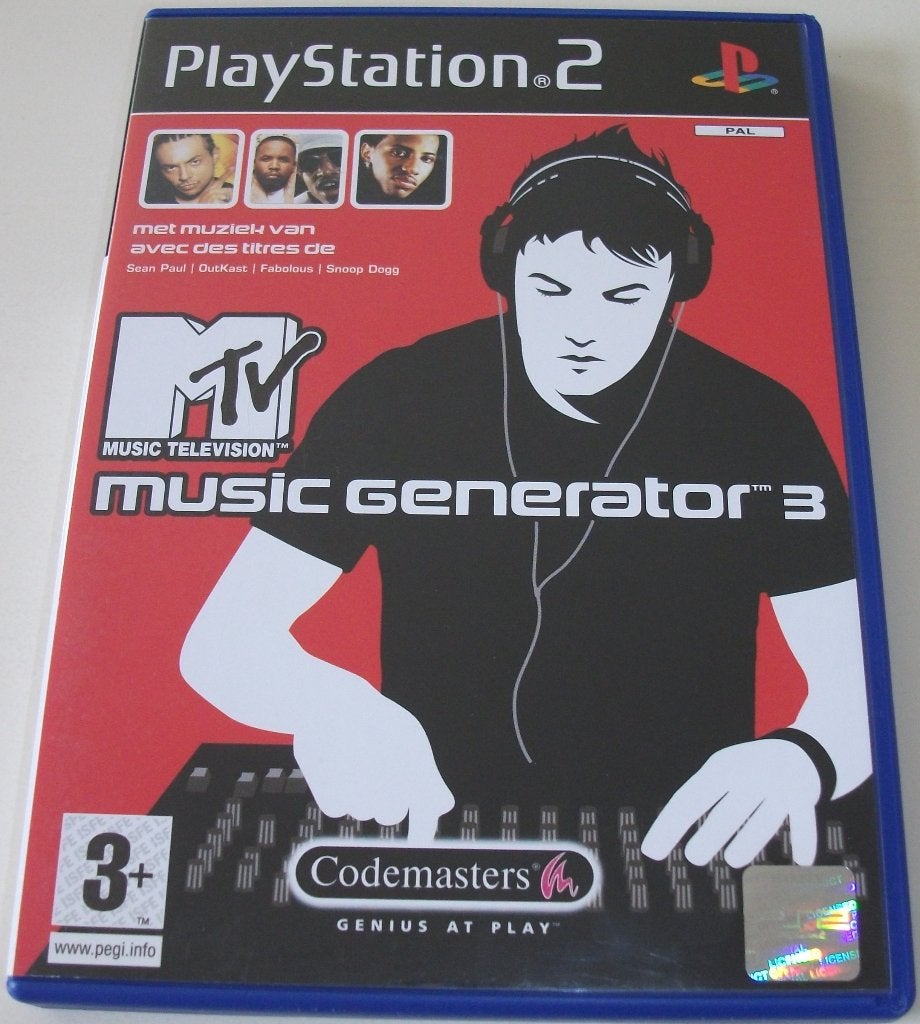 PS2 Game *** MTV MUSIC GENERATOR 3 *** Creëer en Remix, Muziek, 1 speler, Ophalen of Verzenden, Zo goed als nieuw