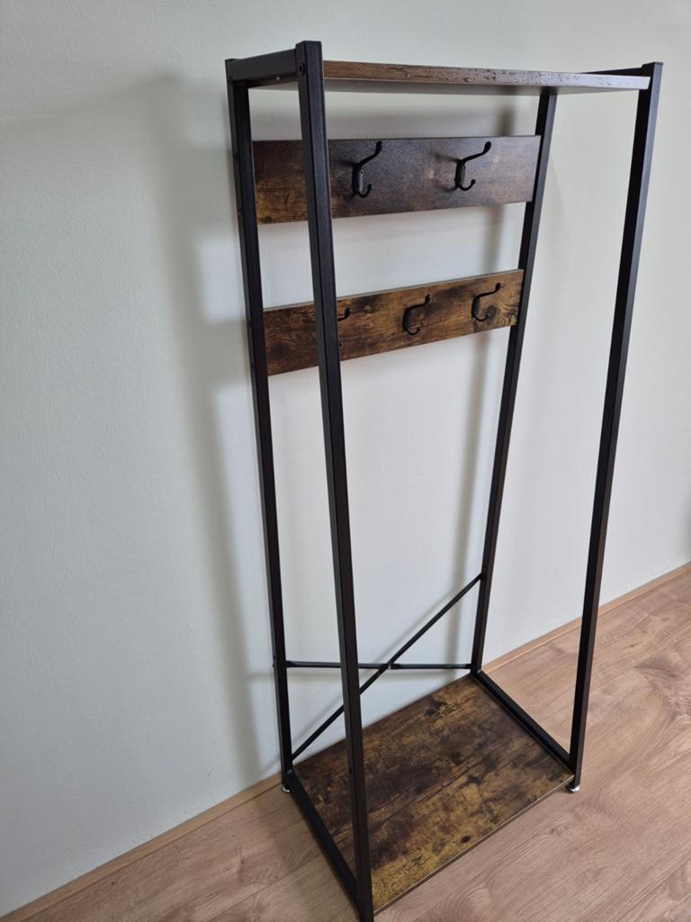Kapstok met bijpassend schoenenrek, Zo goed als nieuw, Minder dan 100 cm, Hout, Ophalen