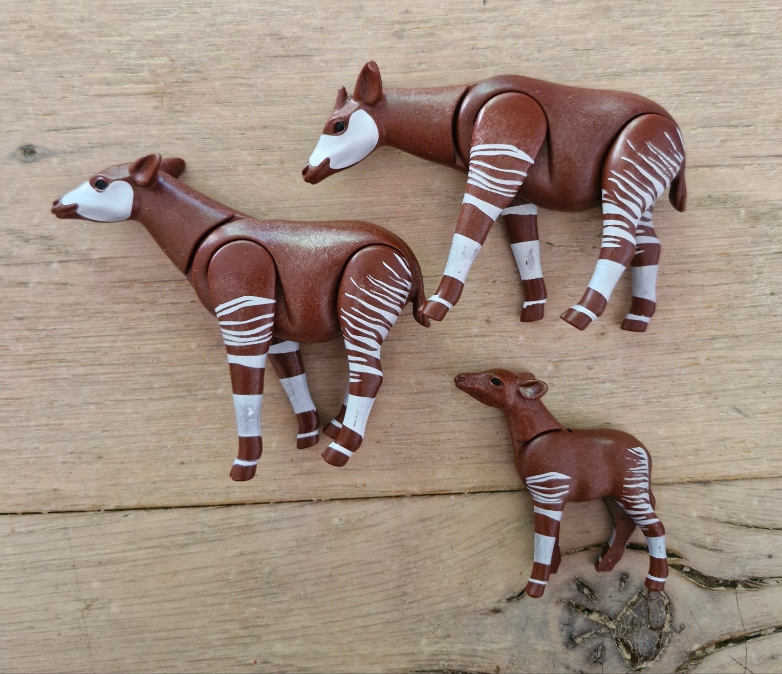 Playmobil Okapi Familie - 2 volwassen en 1 jong, Ophalen of Verzenden