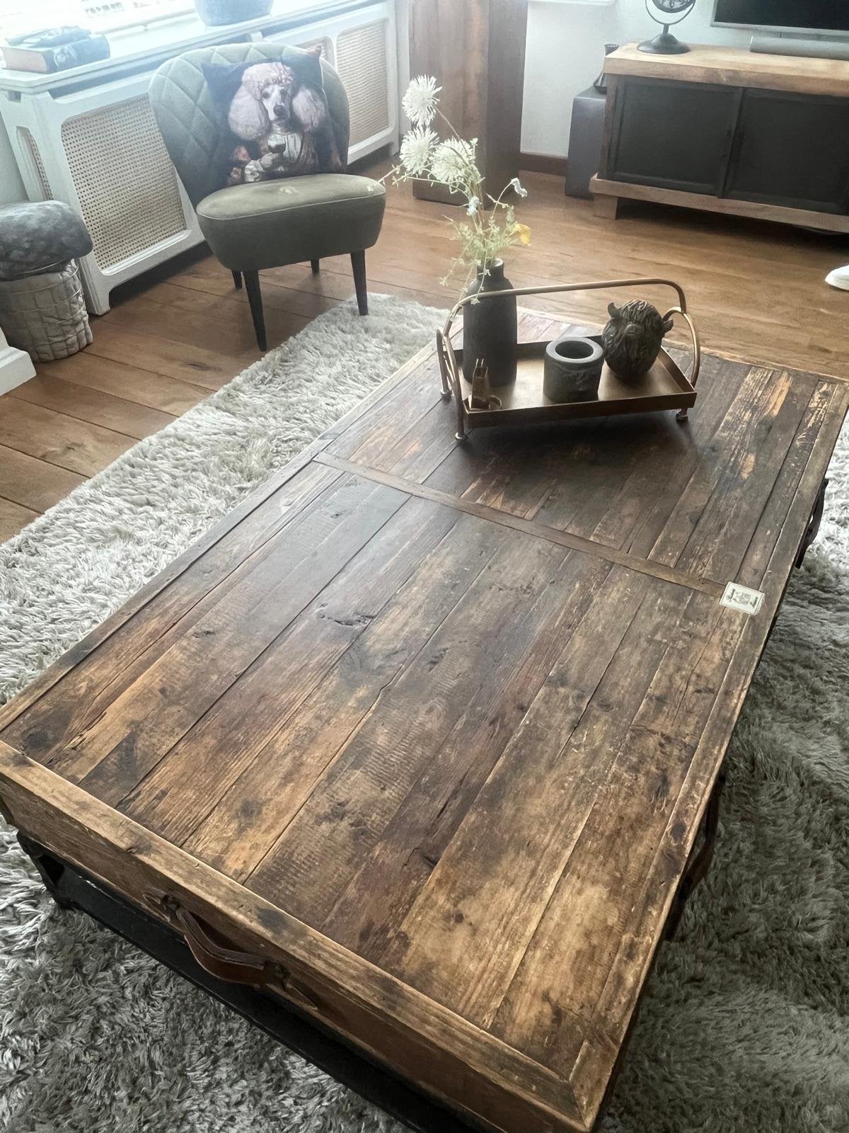 Riviera maison, Huis en Inrichting, Tafels | Salontafels, Gebruikt, 100 tot 150 cm, 50 tot 100 cm, Rechthoekig
