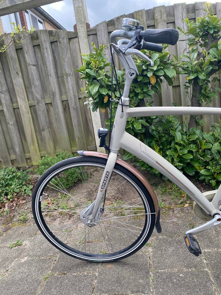 Herenfiets Sparta marathon, 28 inch 7 versnellingen 61 cm, Fietsen en Brommers, Fietsen | Jongens, 26 inch of meer, Gebruikt, Velgrem