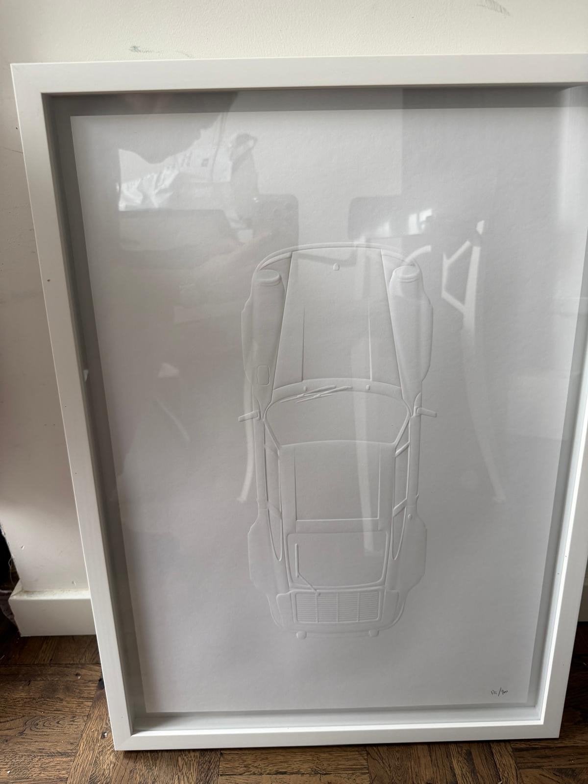 Porsche 911 Blind Stamp Kunstwerk - Limited Edition, Ophalen of Verzenden
