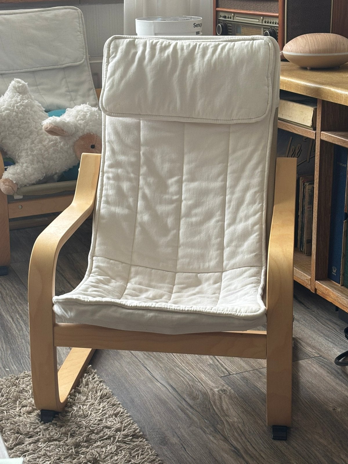 IKEA kinderfauteuil Poang met hoes, Ophalen, Zo goed als nieuw, Stoel(en)