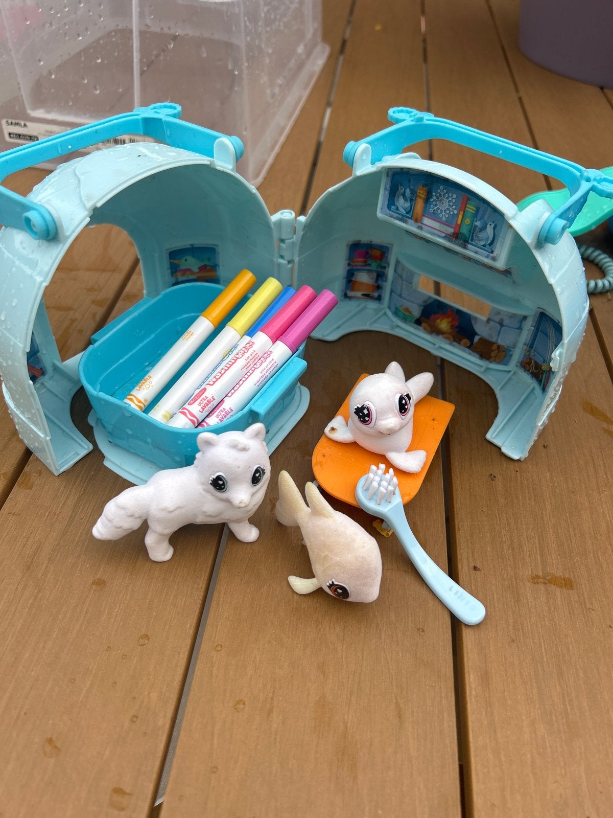 Washimals Crayola Color Bath Dropz Little Live Pets speelset, Ophalen of Verzenden, Gebruikt, Jongen of Meisje