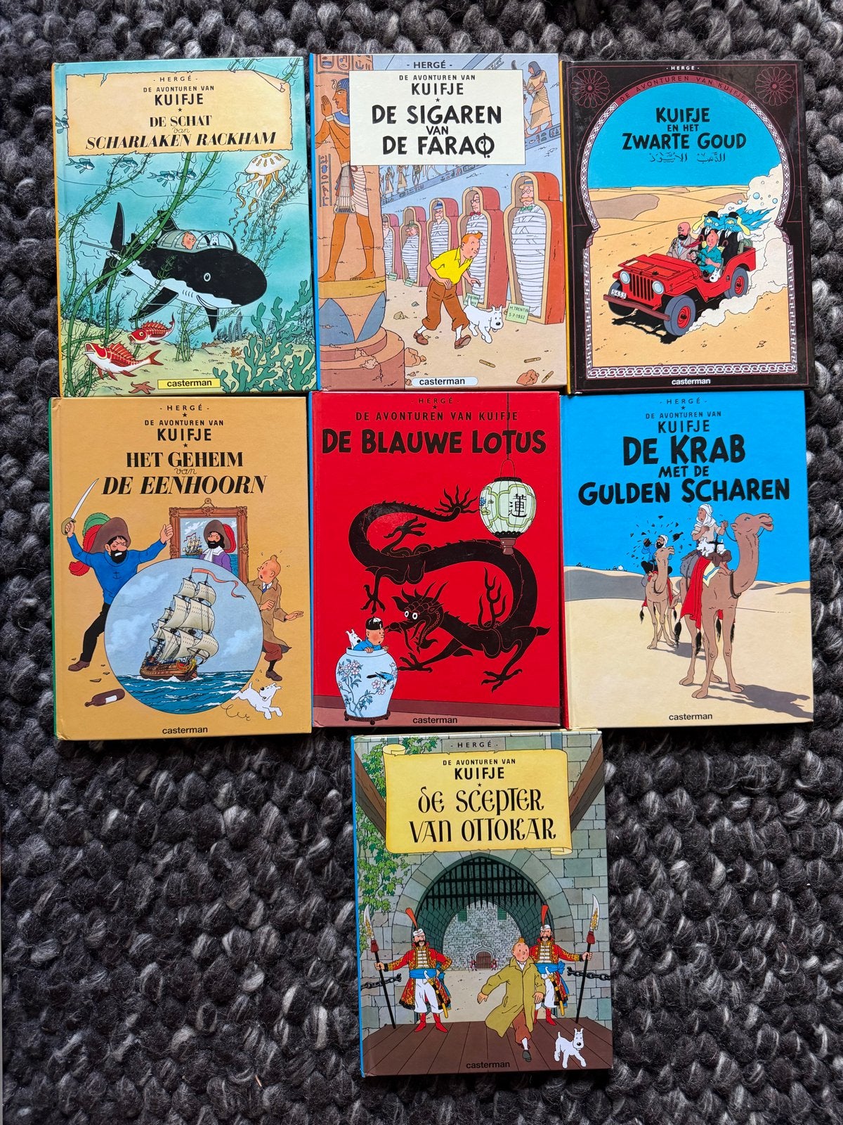 Kuifje Stripboeken Collectie - 7 Delen, Meerdere stripboeken, Ophalen of Verzenden, Nieuw