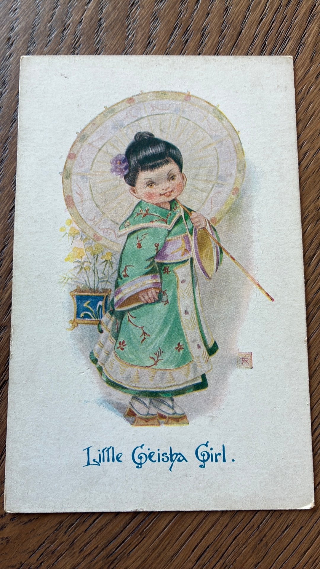 Klein Geisha meisje., Ophalen of Verzenden, Voor 1920, Kinderen