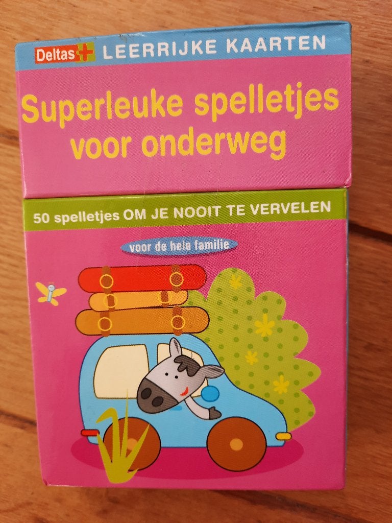 Superleuke spelletjes voor onderweg - Leerrijke kaarten, Ophalen of Verzenden