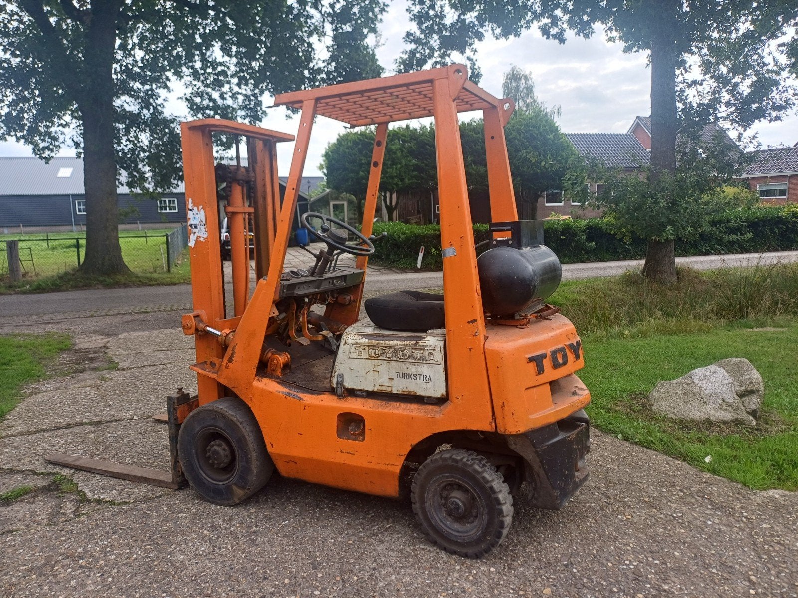 toyota heftruck, LPG, Ophalen of Verzenden, 1000 tot 2000 kg, TOYOTA