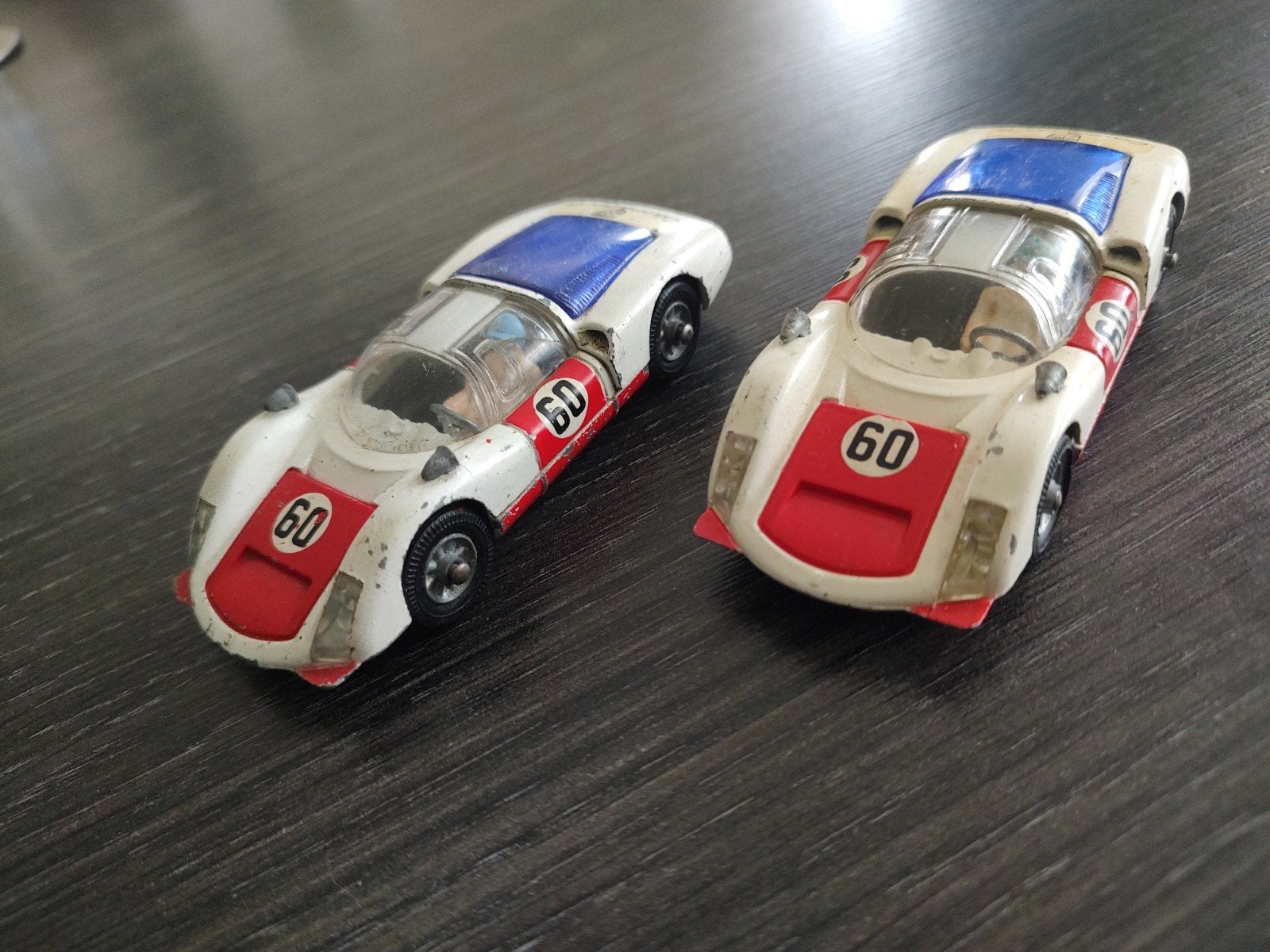 Corgi Toys Porsche Carrera 6 (330) - Vintage 2 stuks, Ophalen of Verzenden, Gebruikt, Auto, Corgi