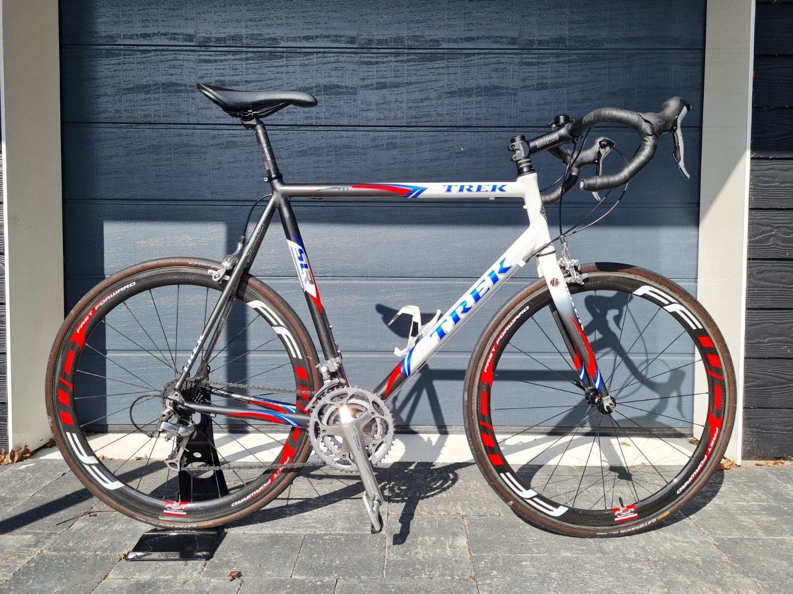 Klassieke TREK SLR Racefiets (2005) - Ultegra, Carbon Wielen, 28 inch, Gebruikt, Carbon, 61 tot 65 cm
