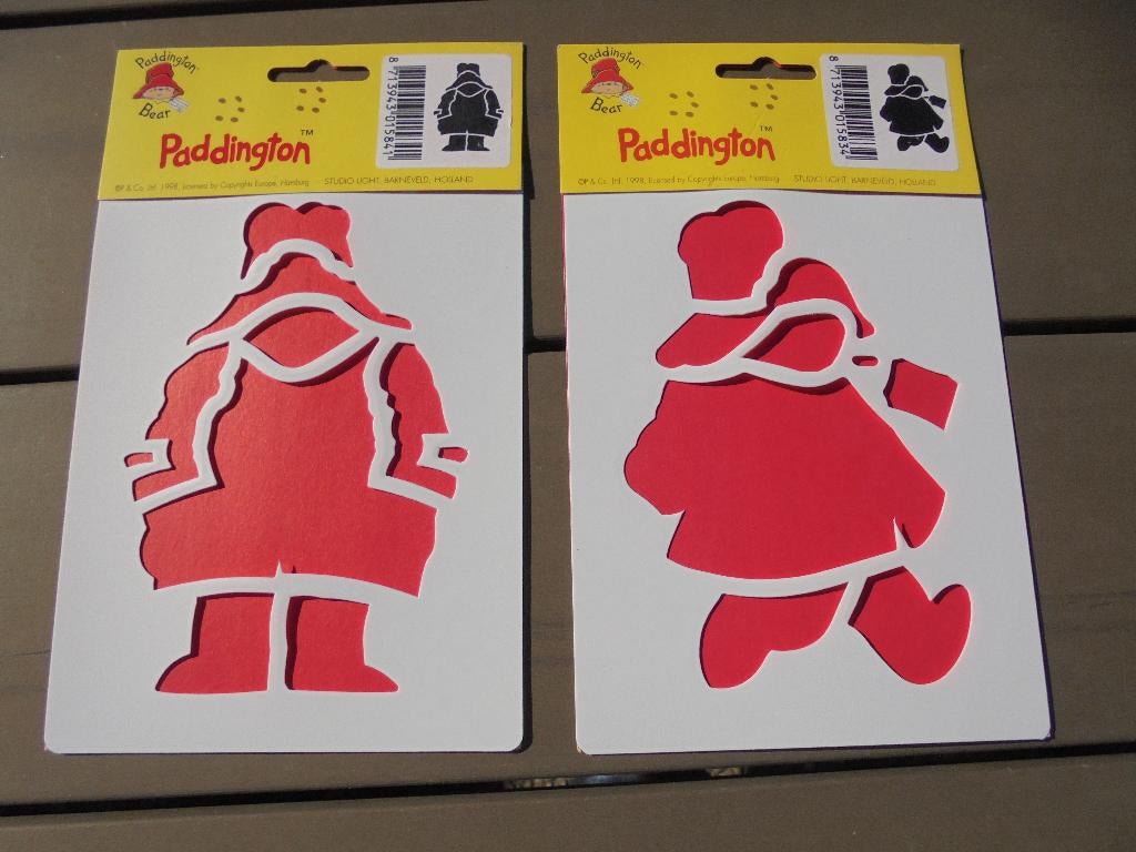 2 x Sjabloon Paddington, Ophalen of Verzenden, Nieuw, Fantasie, Overige typen