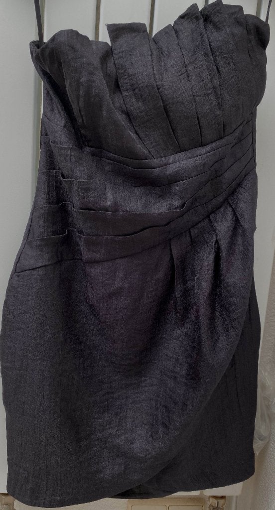 Strapless zwart cocktailjurkje H&M maat 38, Maat 38/40 (M), H&M, Zwart, Ophalen of Verzenden