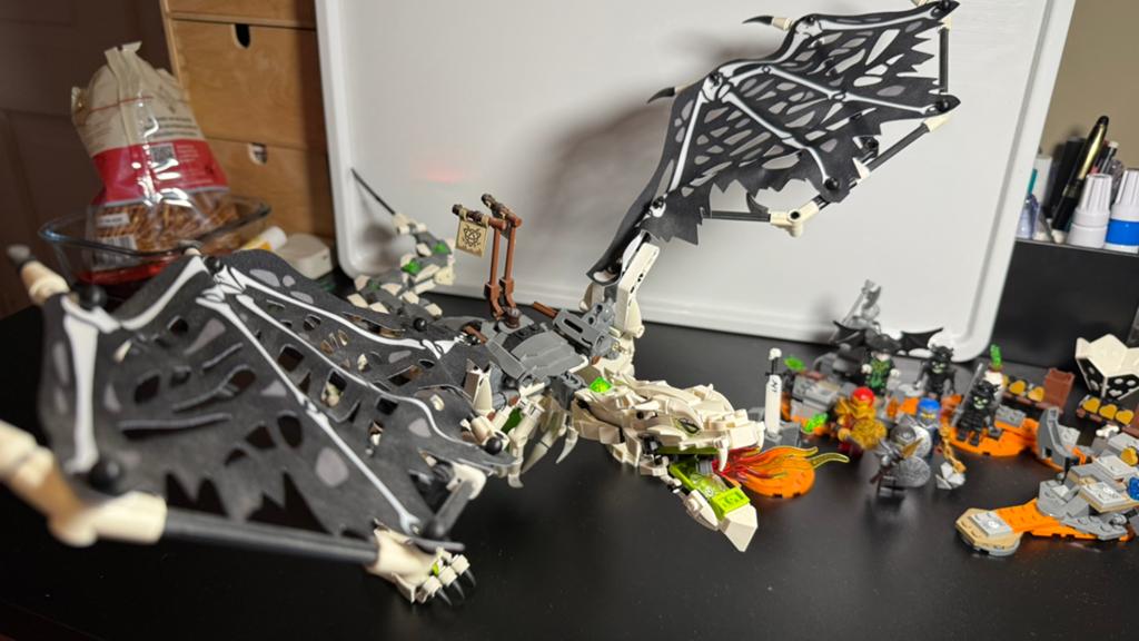 Lego Ninjago 71721 Schedeldraak van de Tovenaar, Ophalen, Zo goed als nieuw
