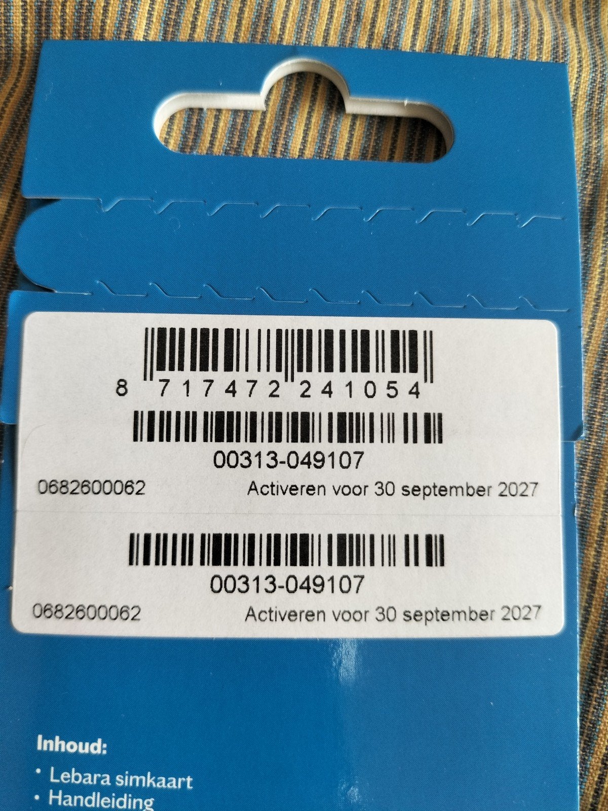 06.82.60.00.62 Lebara Simkaart - Nieuw en Ongeactiveerd, Verzenden, Nieuw, Overige providers, Simkaart