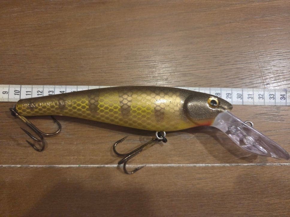 Musky Mania Ernie 9inch Glitter Walleye, Ophalen of Verzenden, Zo goed als nieuw, Overige typen