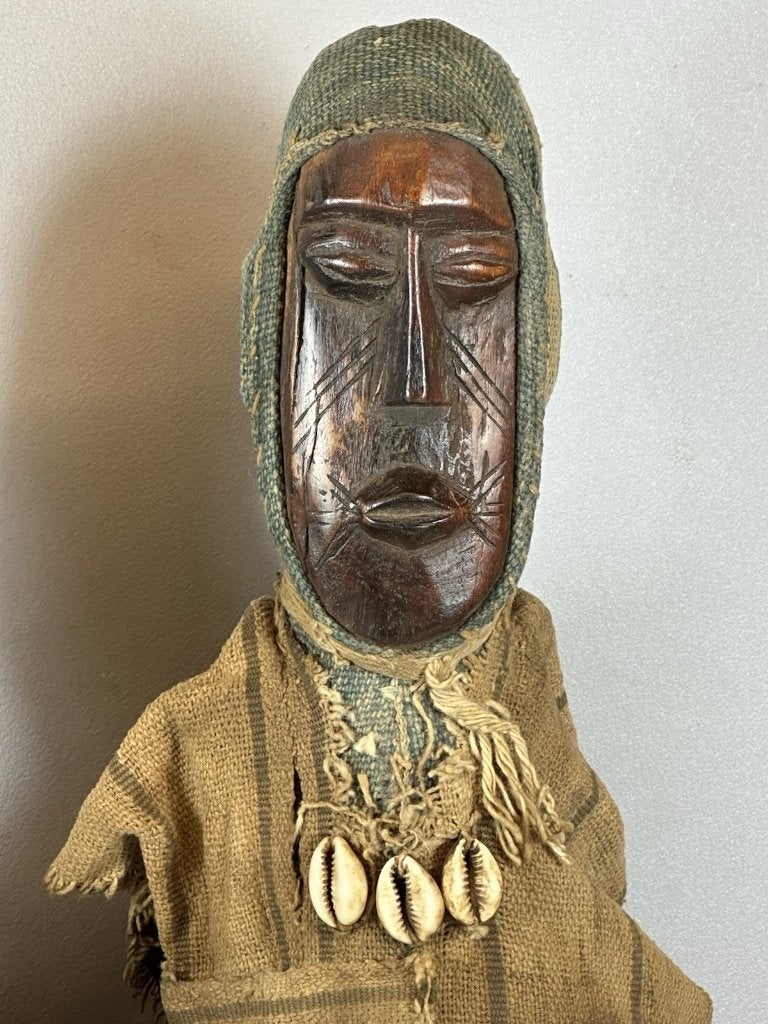 261024  Rare 2 Afrikaans Bobo Fing Fetisch sculpture., Ophalen of Verzenden
