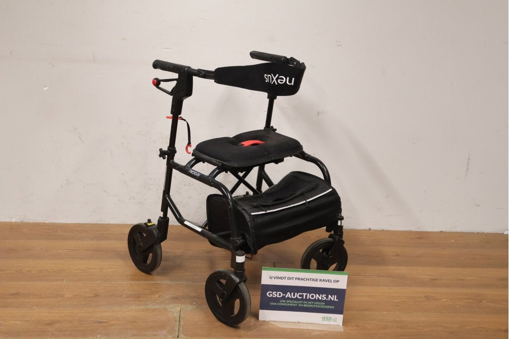 Nexus Rollator met Zitting en Opbergtas, Ophalen of Verzenden, Niet ingevuld, Niet ingevuld, Niet ingevuld