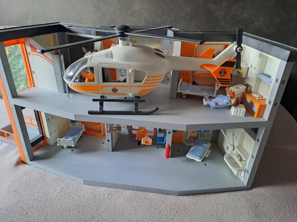 Ziekenhuis Playmobil, Kinderen en Baby's, Speelgoed | Playmobil, Ophalen, Zo goed als nieuw, Complete set