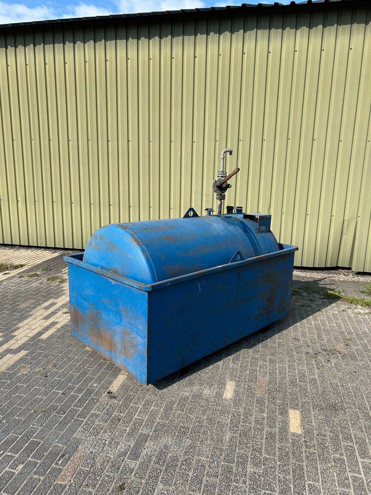 Dieseltank gebruikt, Ophalen, Gebruikt