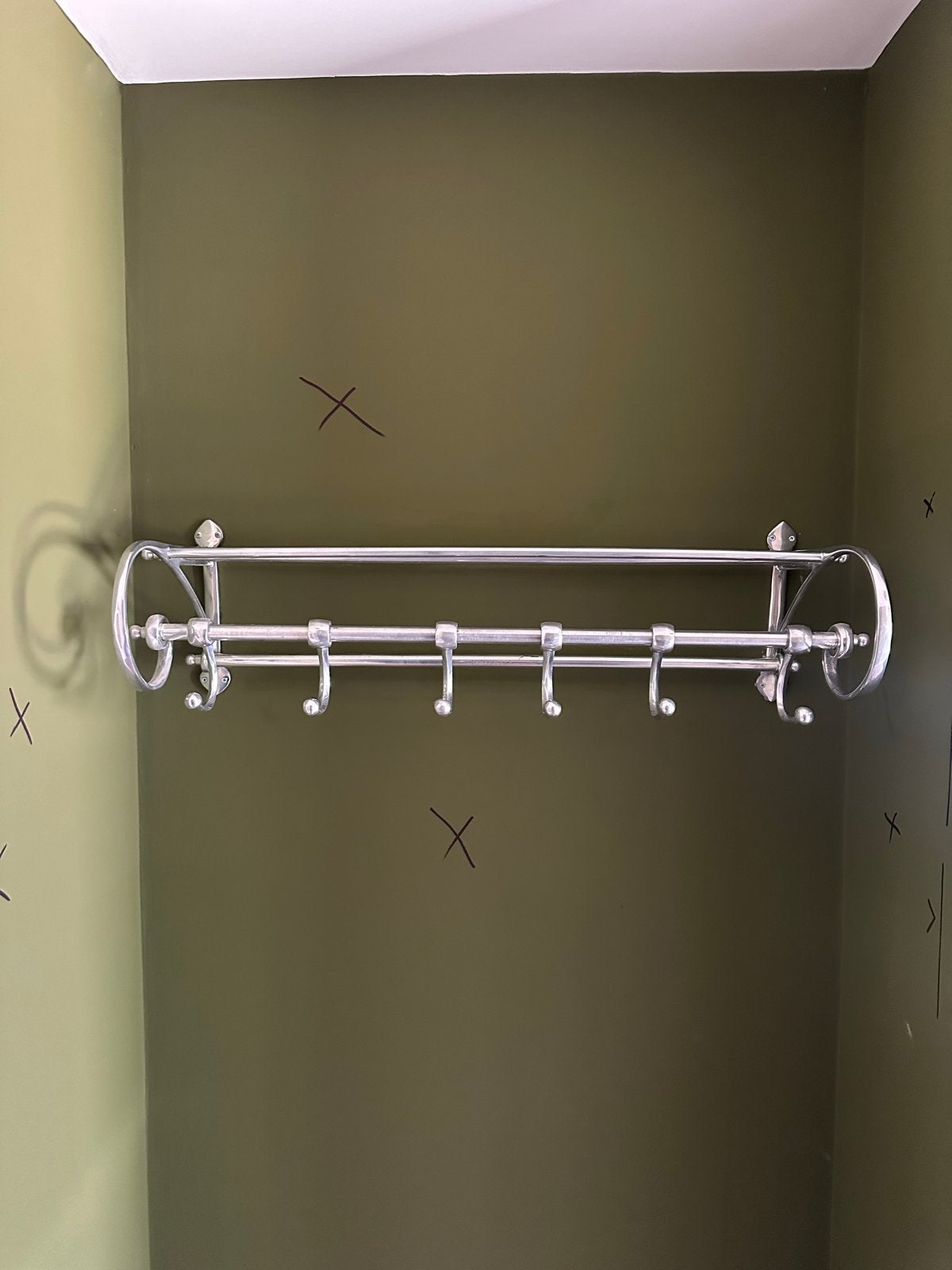 Riverdale wandkapstok 80 cm breed, Huis en Inrichting, Gebruikt, Minder dan 100 cm, Metaal, Ophalen