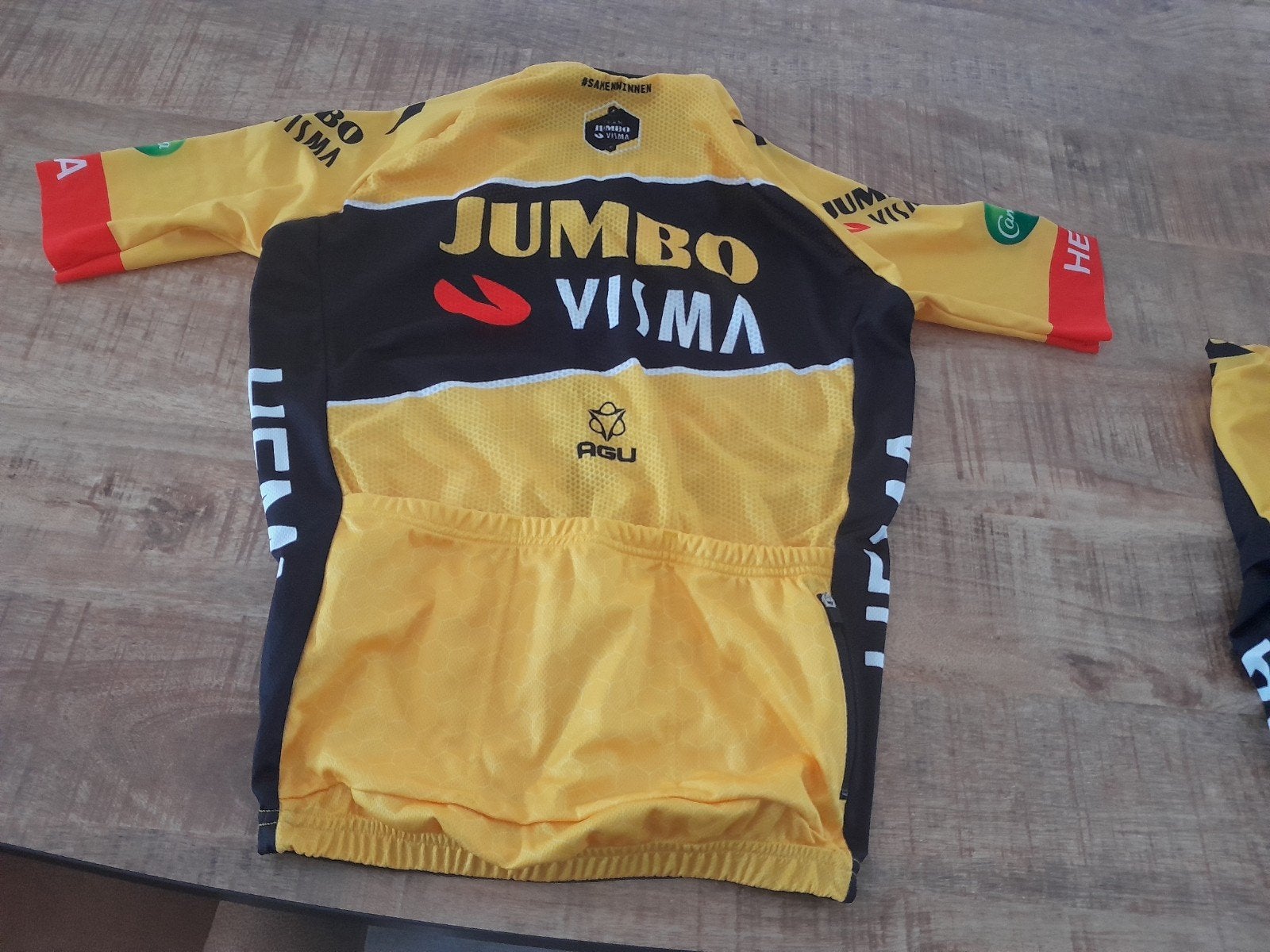 Origineel Jumbo Visma Wielrenshirt Maat S - Zo goed als nieu, S, Heren, Ophalen of Verzenden, Bovenkleding