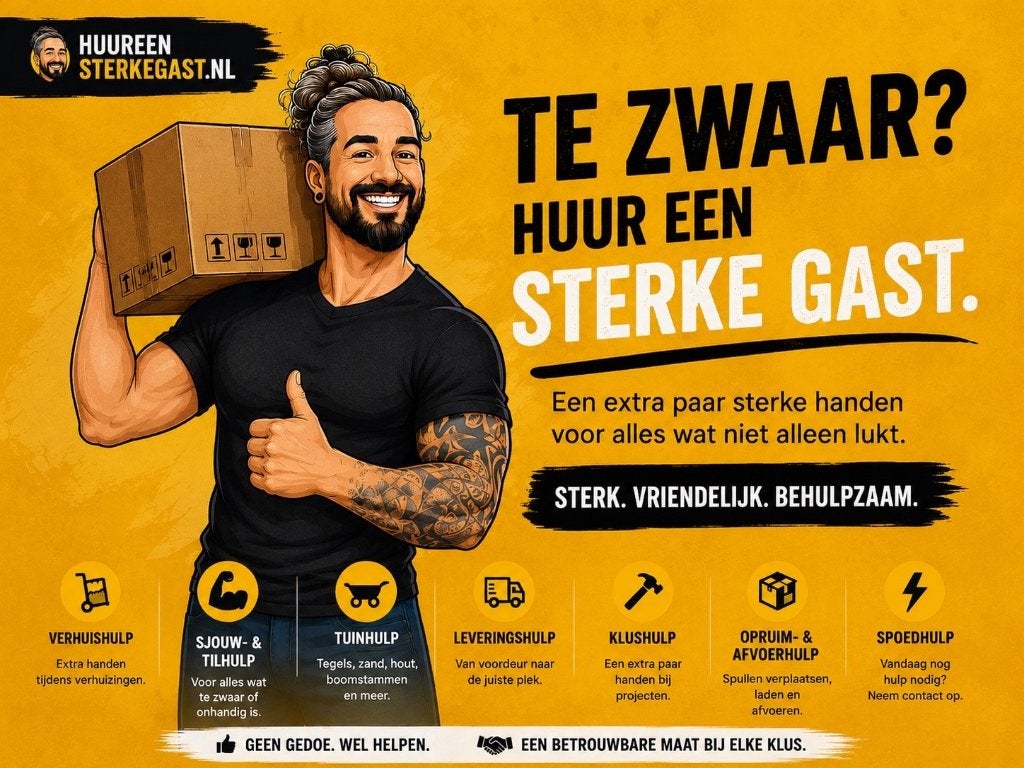 Huur Een Sterke Gast, Ophalen of Verzenden