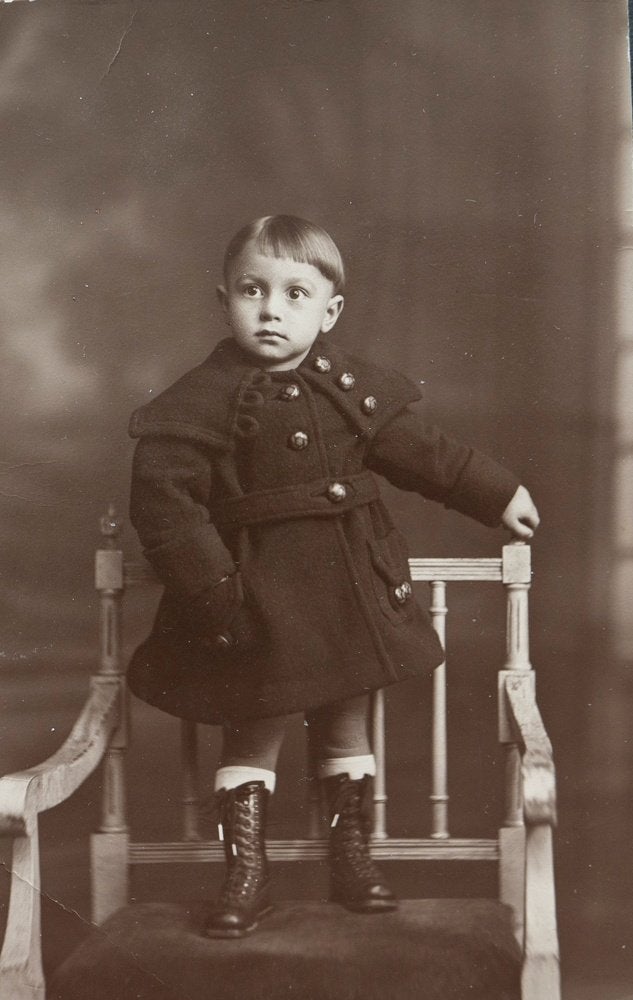 Fotokaart - Leuk Manneke, Gebruikt, Verzenden, Foto, Voor 1940