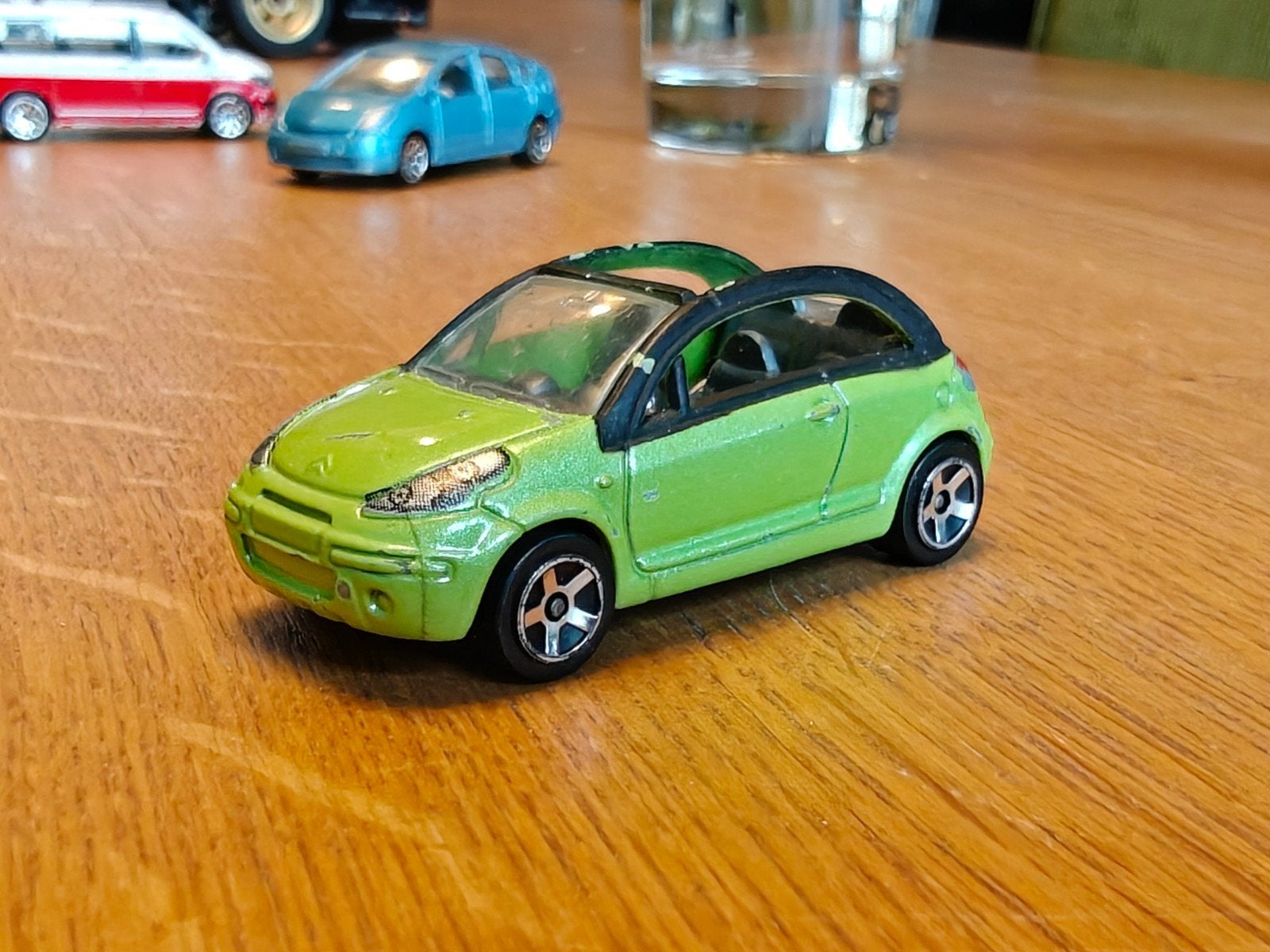 Majorette Citroen C3 Pluriel GROEN, Ophalen of Verzenden, Auto