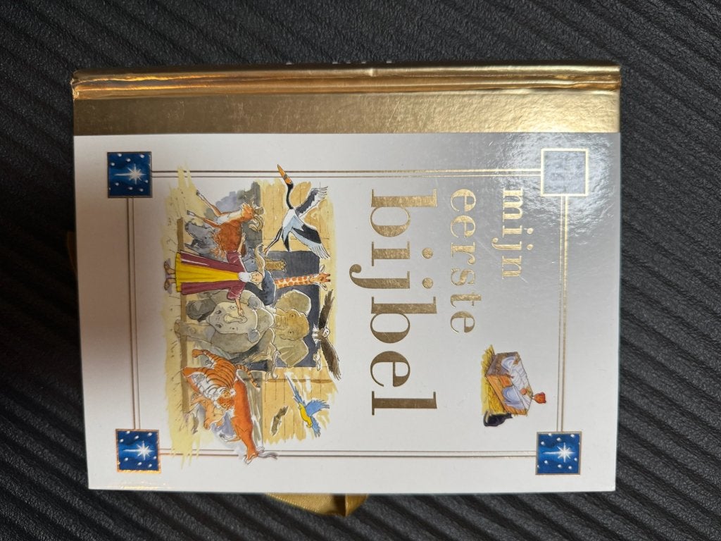 Mijn eerste bijbel kinderbijbel gebonden met lint, Ophalen of Verzenden, Gelezen
