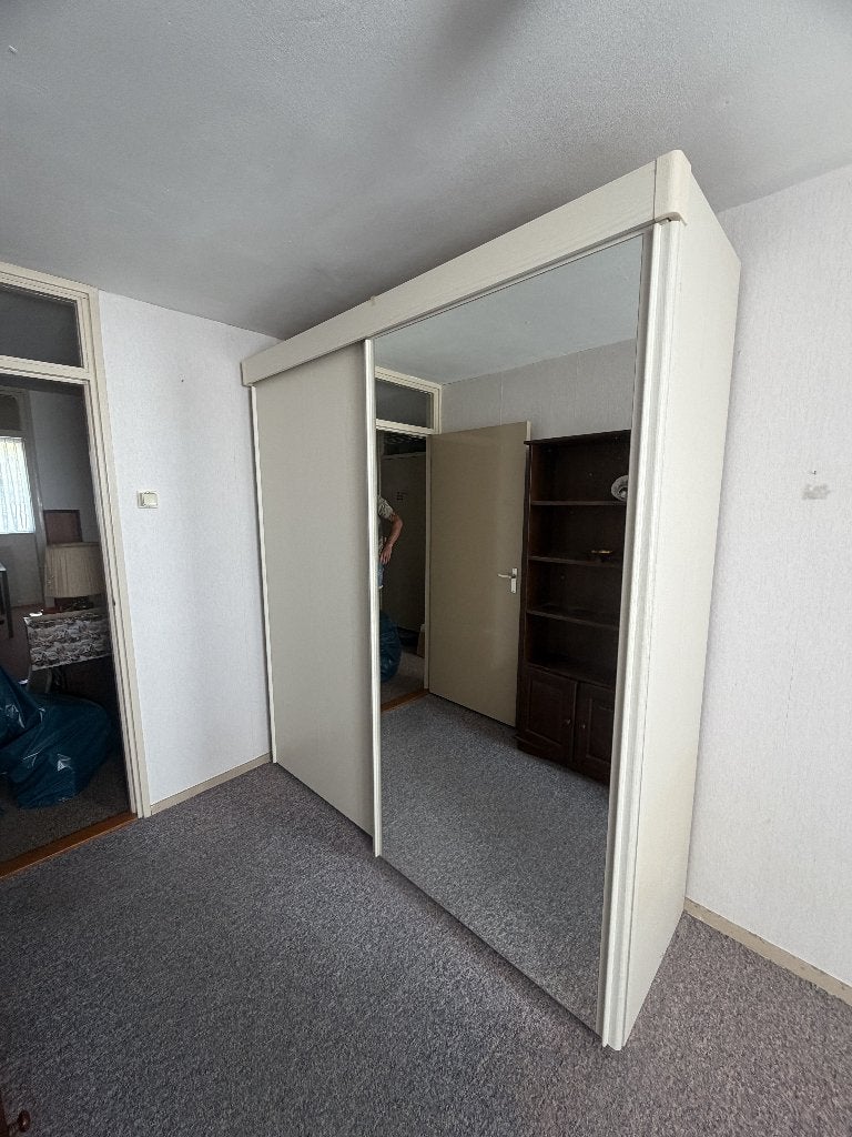 Kledingkast met spiegel schuifdeuren, Ophalen, Met deur(en), Gebruikt, 200 cm of meer